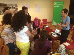 A session with Swedish Institute SHE Entrepreneurs in Amman, Jordan